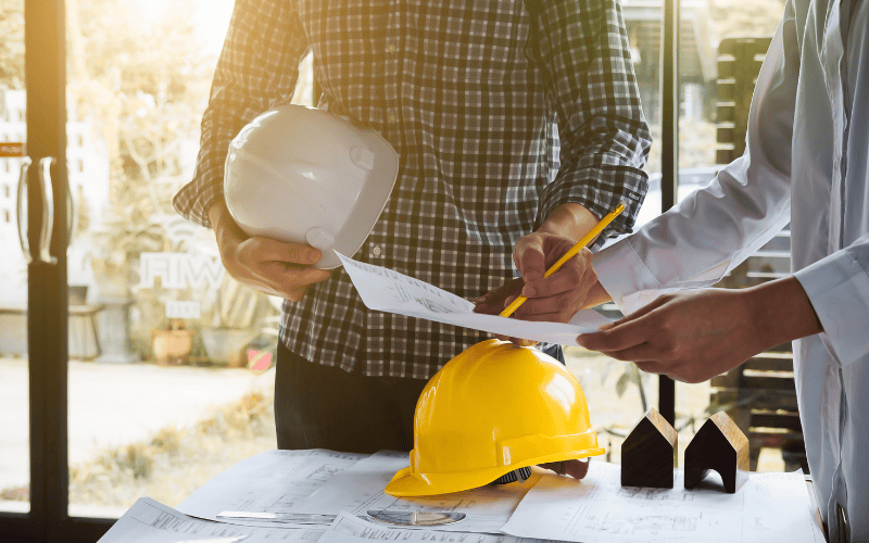 Recrutement BTP sur un chantier de construction
